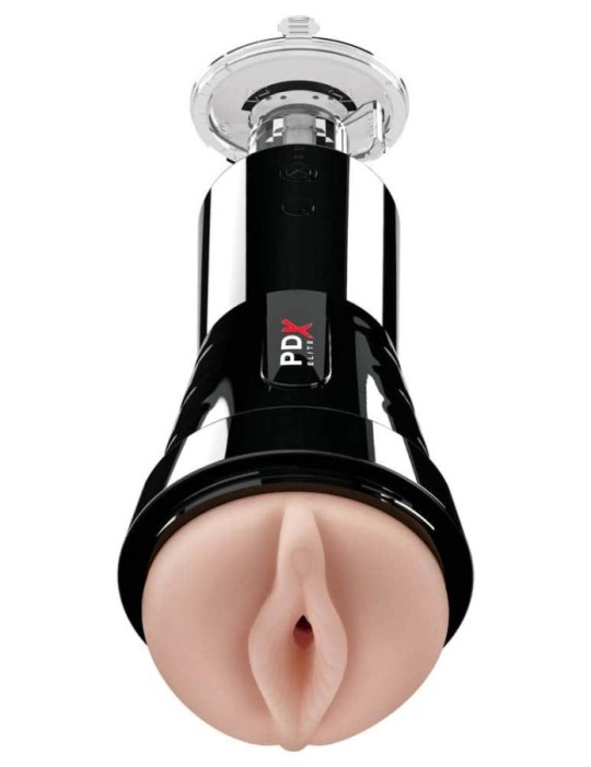 Masturbator Cock Compressor Vibrating Stroker