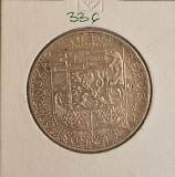 335 Czecholsovakia, Cehoslovacia, 20 Korun 1934, KM#17, argint,, Europa