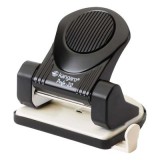 Perforator Kangaro Perfo-20, 20 coli, metalic, negru