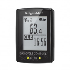 Computer pentru bicicleta Kruger Matz XT 300, GPS, monitorizare puls, cronometru, navigatie foto