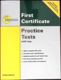 FIRST CERTIFICATE. PRACTICE TESTS WITH KEY-CHARLES OSBORNE-357651