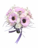 Buchet de Flori EVENTISSIMI - Trandafiri si Crizanteme, Multicolor, 31 fire, Eventissimi&reg;