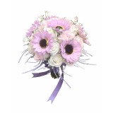 Buchet de Flori EVENTISSIMI - Trandafiri si Crizanteme, Multicolor, 31 fire