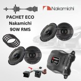 Pachet difuzoare fata + spate cu amplificator TL-500, inele si cablaje plug&amp;play pe masina CarStore Technology