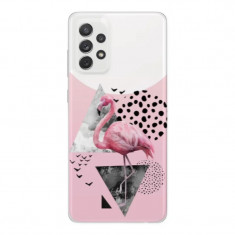 Husa Fashion Mobico pentru Samsung Galaxy A52/A52 5G Flamingo foto
