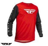 Tricou (bluza) cross-enduro pentru scuter - motocicleta Fly Racing model F-16 culoare: negru/rosu Negru/rosu M