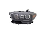 Far Toyota Tacoma, 08.20, montare fata, stanga, cu DRL LED, lumini de zi; Tip USA; H11+H9+LED+W5W+WY21W; manual; negru; Omologare USA; halogen,