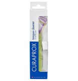 Set 2 Periute Curatare Limba Curaprox CTC 203 Duo Pack, Galben/Mov, Igiena Orala, Anti-bacterii, Halena