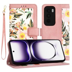Husa personalizata fete Oppo Reno12 Techsuit FlipCraft, roz foto