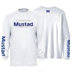 Bluza UV MUSTAD White Technical Longsleeve Shirt, Light Grey, Marime XL foto