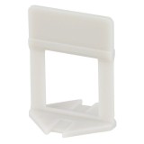 Set 100 distantiere/cleme/clipsuri pentru nivelare si aliniere a placilor ceramice, 1 mm, Strend Pro