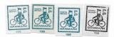 Danemarca - Taxe postale platite - Timbre biciclist (4 buc.), 1963-1974 - valori neobliterate