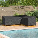 vidaXL Husă pentru mobilă Negru 260 x 210 x 80 cm Material Oxford 210D 4105681