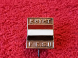 Insigna - Federatia din EGIPT a Sindicatelor Studentilor (anii`60)