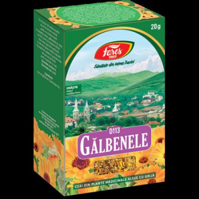 Ceai Flori De Galbenele, D113, 20 G, Fares foto