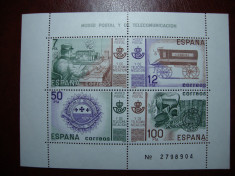 SPANIA 1981 BLOC MNH foto