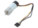 Motor DC cu codificator și transmisie 6V 20.4:1 25DX65L