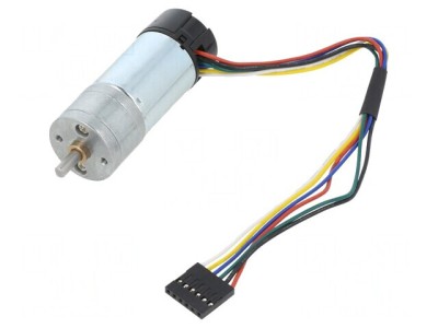 Motor DC cu codificator și transmisie 6V 20.4:1 25DX65L foto