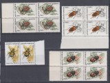 ROMANIA 1996 LP 1404 LP 1413 INSECTE UZUALE HARTIE CRETATA LOT MNH, Nestampilat