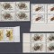 ROMANIA 1996 LP 1404 LP 1413 INSECTE UZUALE HARTIE CRETATA LOT MNH
