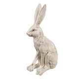 Cumpara ieftin Figurina Iepuras Paste polirasina alba maro 8x5x13 cm