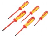 Kit Șurubelnițe Izolate 1kVAC 5 Bucăți