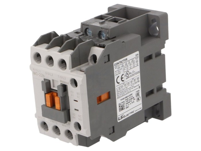 Contactor 3P 24VAC 22A