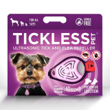 Repelent ultrasonic, pentru animale TICKLESS PET &ndash; roz