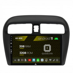 Navigatie Mitsubishi Space Star Mirage Attrage, Android 11, E-Quadcore 2GB RAM + 32GB ROM, 9 Inch - AD-BGE9002+AD-BGRKIT267V3