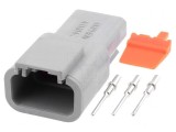 Conector Crimpat ATM 3 PIN Tată-Cablu