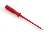 Terminal de măsurare roșu 60V 1mm aurit