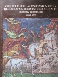 Colloque sur la conservation et la restauration des peintures murales