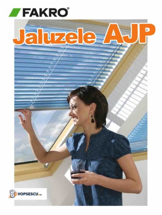 Jaluzele cu ghidaje laterale, Fakro, modele AJP