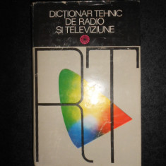 NICOLAE STANCIU - DICTIONAR DE RADIO SI TELEVIZIUNE (1975, editie cartonata)