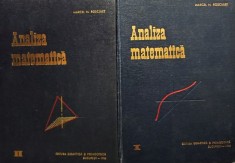 Marcel N. Rosculet - Analiza matematica, 2 vol. (Editia: 1964-1966) foto