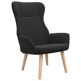 Cumpara ieftin Scaun de relaxare, negru, material textil