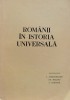 Romanii In Istoria Universala Vol. 2 Partea 1 - I. Agrigoroaiei , C418