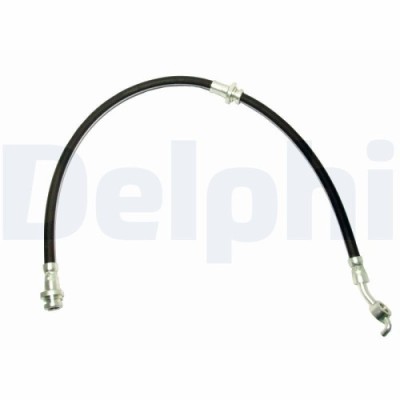 Furtun frana fata DELPHI, Nissan Micra C+C III (K12), 08.2005-, Micra III (K12), 03.02-06.10, Note (E11), 01.2005-08.2013, partea dreapta, Fata; punt foto