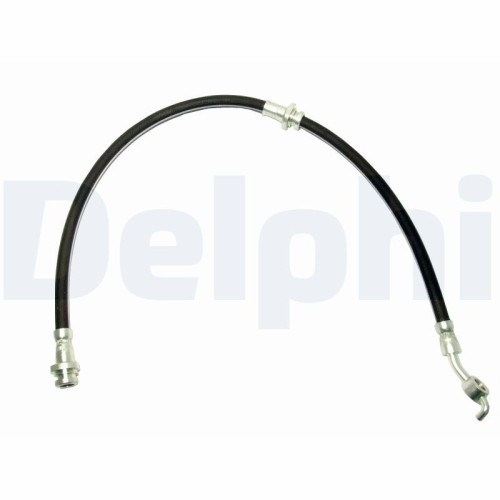 Furtun frana fata DELPHI, Nissan Micra C+C III (K12), 08.2005-, Micra III (K12), 03.02-06.10, Note (E11), 01.2005-08.2013, partea dreapta, Fata; punt