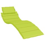 Cumpara ieftin Perna de sezlong, verde aprins, 186x58x4 cm, textil oxford