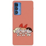 Husa compatibila cu Motorola Moto G20 model Powerpuff Girls sleepover, Silicon, TPU, Viceversa, Transparent, Carcasa