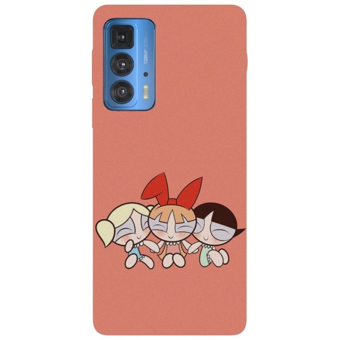 Husa compatibila cu Motorola Edge 20 model Powerpuff Girls sleepover, Silicon, TPU, Viceversa