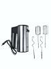 Mixer de mana VOLTZ 300W, 5 Viteze + Turbo, 4 accesorii inox, batere si framantare