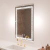 Oglinda LED Rentagulara, 60x80cm, Touch Vivido , Sistem Dezaburire,Dimabila ModernLight Concept