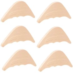 Set 6 Pernute Antialunecare Mercaton din Spuma EVA, Pentru Degete,Reutilizabile si Ajustabile, pentru Protectia Incaltamintei prea Mari, 3.3 x 7 cm, G