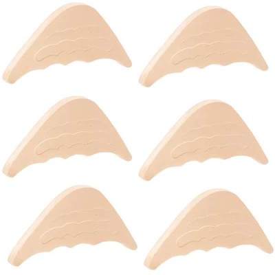 Set 6 Pernute Antialunecare din Spuma EVA, Pentru Degete,Reutilizabile si Ajustabile, pentru Protectia Incaltamintei prea Mari, 3.3 x 7 cm, Grosime 1. foto