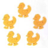 Figurine din fetru- ratusca (7cm, 5 buc/set)
