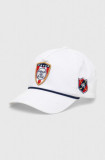 American Needle șapcă de baseball din bumbac American Golf Classic culoarea alb, cu imprimeu