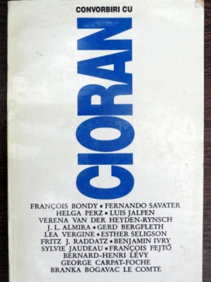 CONVORBIRI CU CIORAN foto