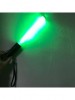 Baston Semnalizare Luminos Verde 37cm cu Lanterna LED Alba, Iluminare Intermitenta/Continua, Dirijare Circulatie, Constructii, Aeroporturi